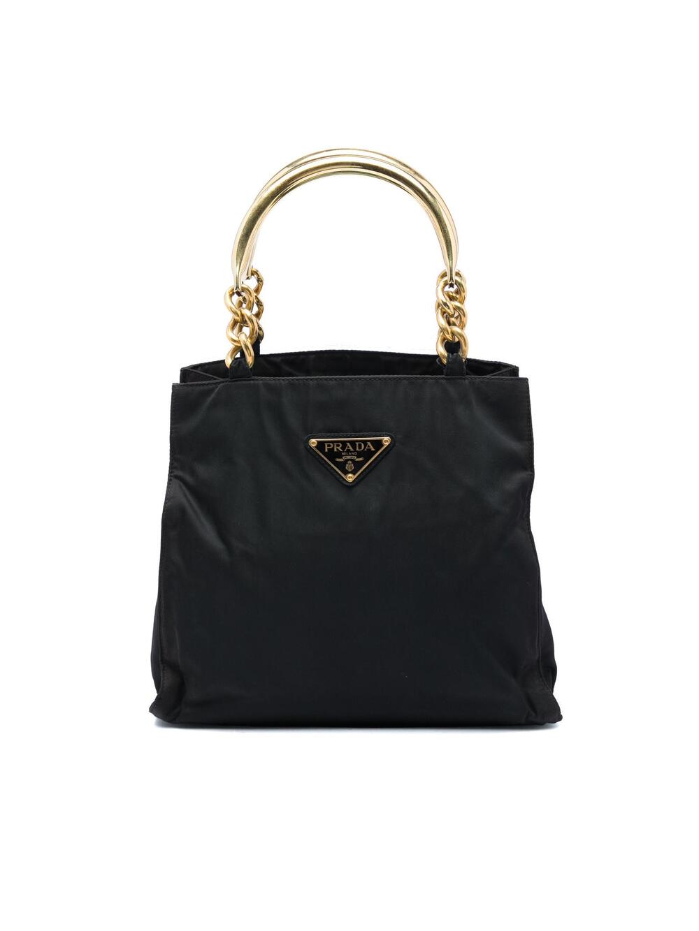 Prada Tessuto Metal Handle Bag Pre- #346679P53B
